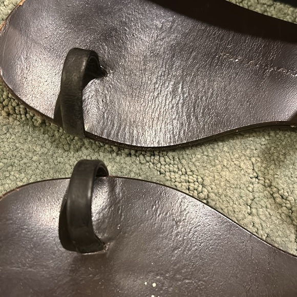 Giuseppe zanotti flat multi python toe ring sandals size 7 - Picture 5 of 6